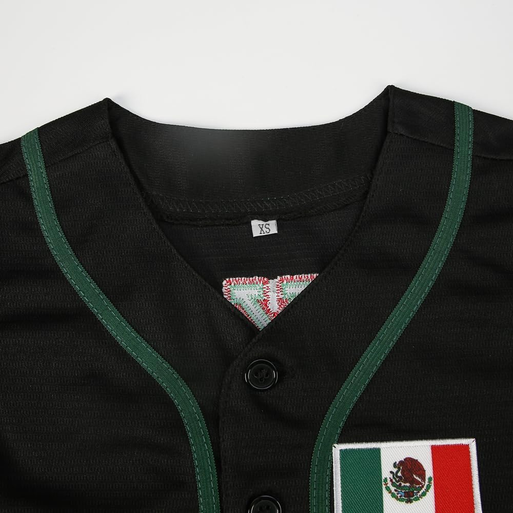 Men's Mexico Jersey #34#7 Stitched Baseball Uniform with Mexican Flag Sports Jerseys Shirts - Image 5