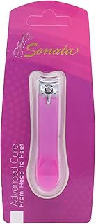 Sonata Big Stainless Steel Nail Clipper - Pink