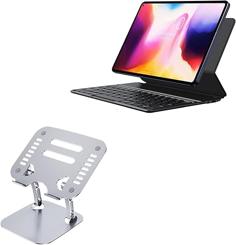 BoxWave Soporte y soporte compatible con Chuwi HiPad Pro - Soporte ejecutivo VersaView para portátil, soporte ergonómico ajustable metálico para