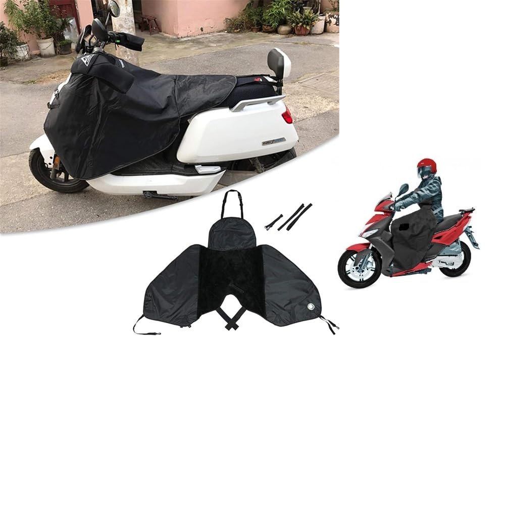 Compatible avec Piaggio MP3 LT 300 Couvre-Jambes Impermeables Tablier Thermique pour Scooter ET MAXISCOOTER Couverture Universelle
