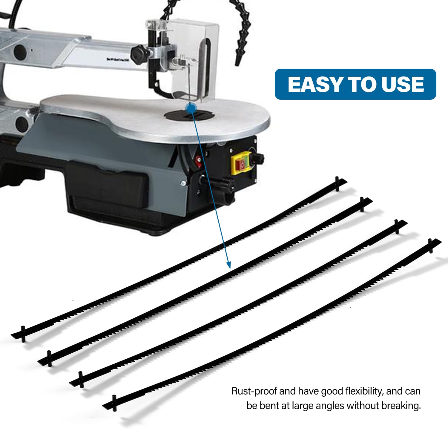 40 Lame Per Sega Da Traforo - 10/15/18/20/24 Denti Per Legno, Plastica E Metalli Teneri - Foto 8