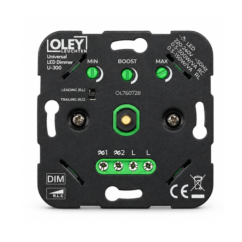 Zigbee LED Dimmer Unterputz 300 W Smart Home Drehdimmer