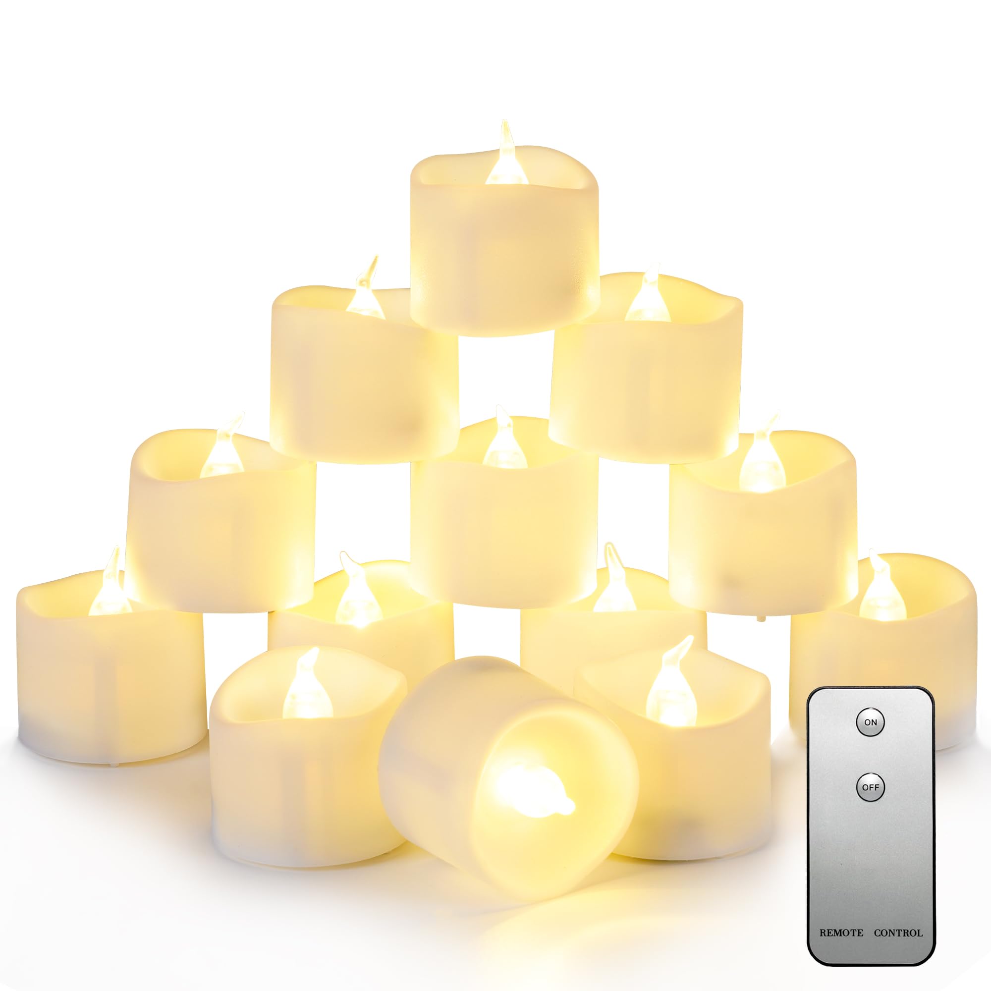 Aueamiliy LED-Teelichter Kerzen mit Fernbedienung 2026