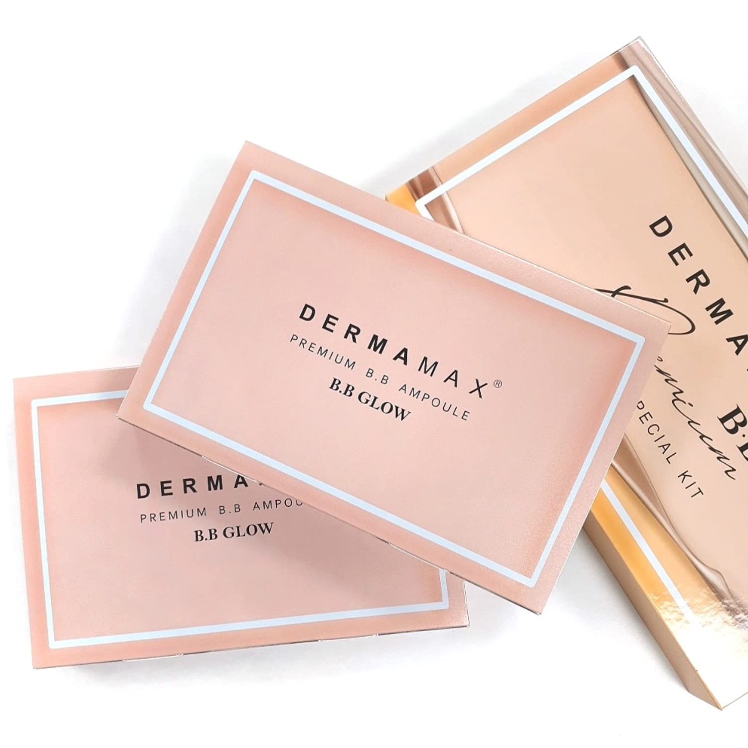 DERMAMAX BB Premium Glow - Special Kit SKIN, 14 Ampullen für BB Behandlung - Ideal für Microneedling & Dermaroller - Intensive Hautpflege & Anti-Aging, für strahlenden Teint - 8ml pro Ampulle