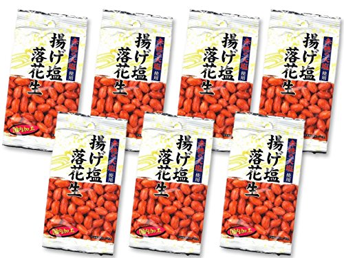 黒田屋 揚げ塩落花生 378g (54gX7袋入) 中部工場製造品 (赤穂の天塩使用)