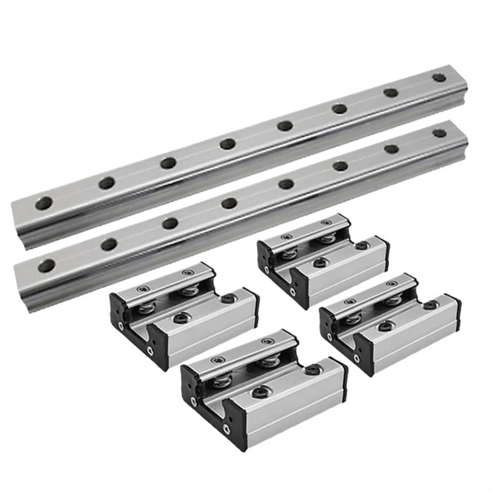 Rail coulissant grande vitesse LGD12 en aluminium et acier haute précision