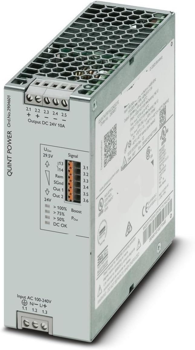 Power Supply, Power Supply QUINT4-PS/1AC/24DC/10-2904601 for Industrial Automation, Energy Management etc