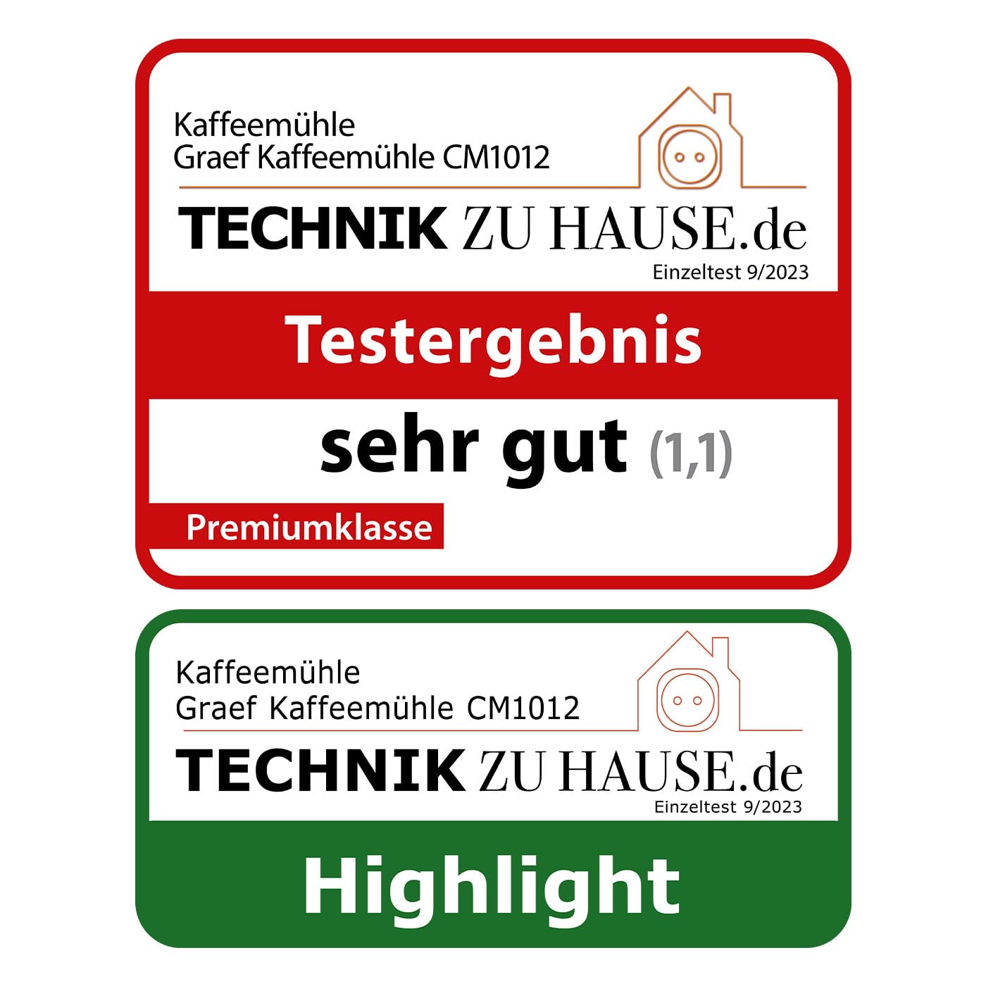 GRAEF Kaffeemühle CM1012 Schwarz, Scheibenmahlwerk mit stufenloser Mahlgradeinstellung, exakte Dosierung, On-Demand-Mahlung