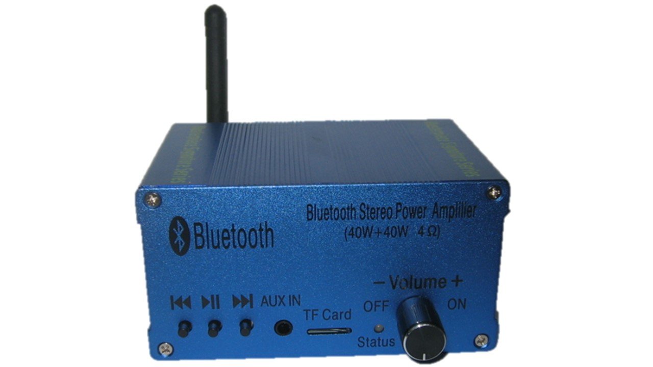 Masterpiece Signature Series MPC-4225 Portable Bluetooth Amplifier (Blue)