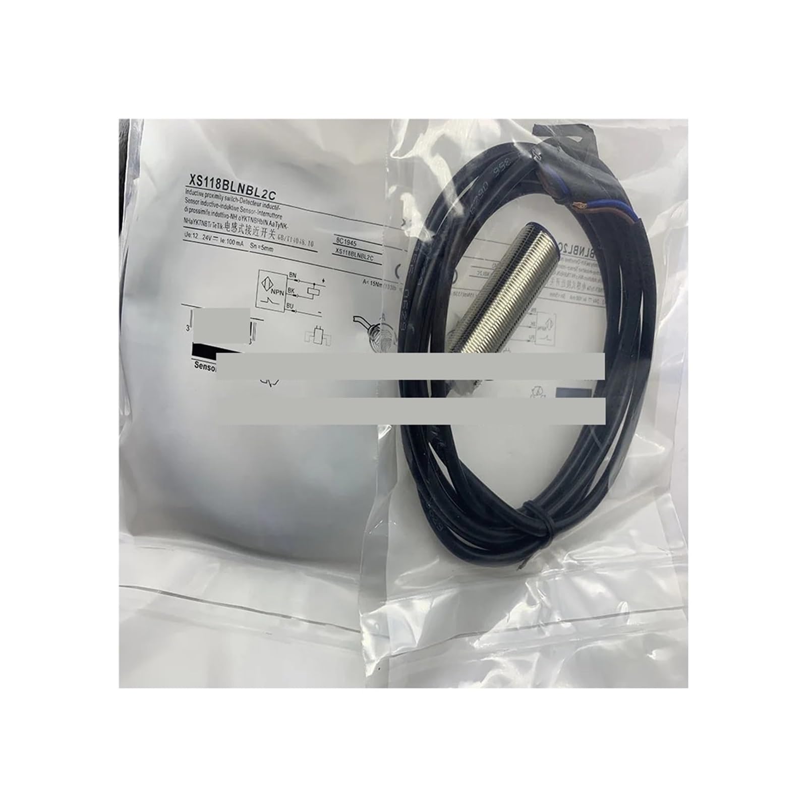 XS118BLPAL10C proximity switch sensor inductif cylindrique pour contrôle de position M18