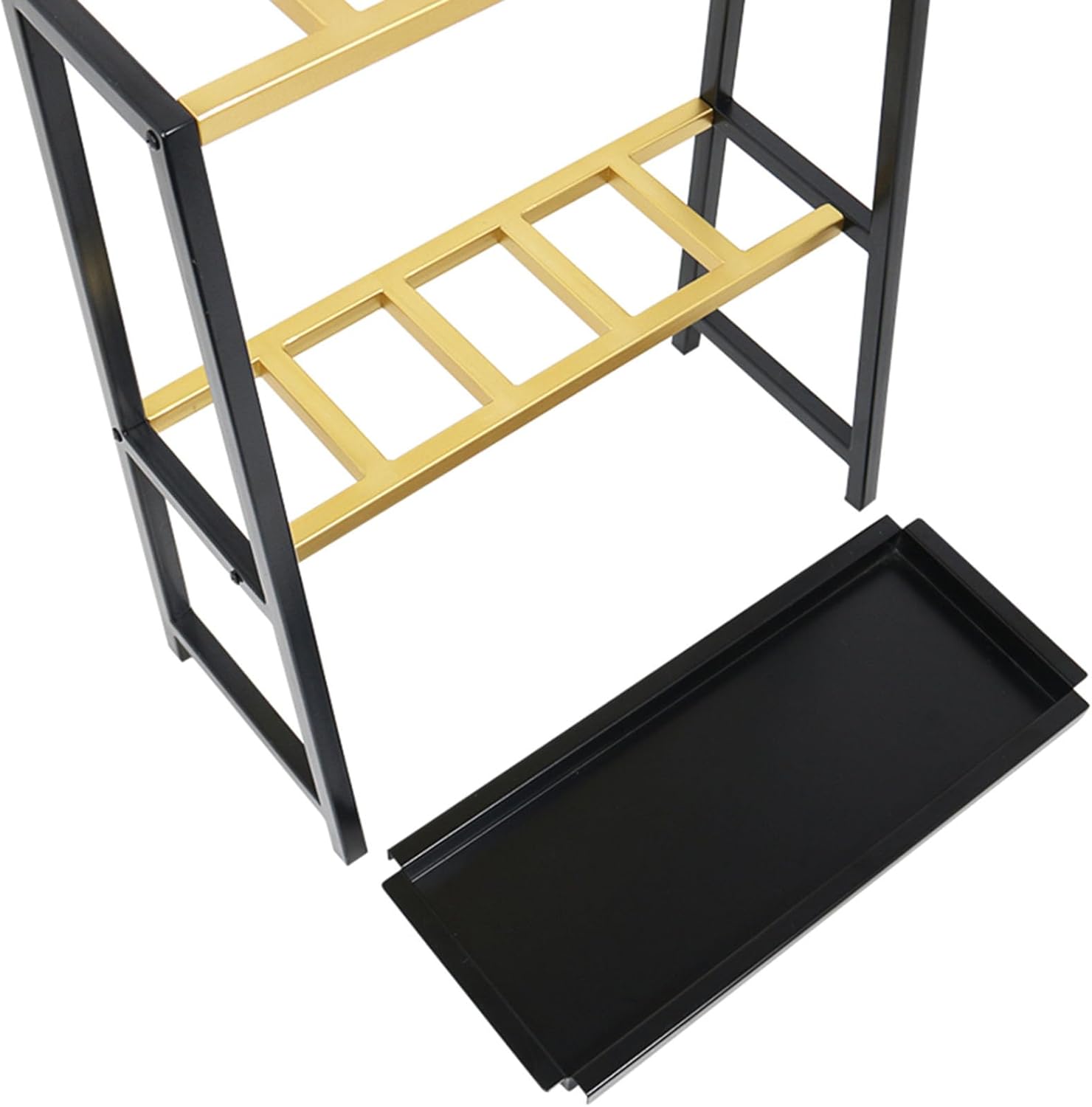 Umbrella Stand Organizer with Removable Drip Tray - Versatile Entryway Umbrella Holder for Home, Hotel, and Restaurant with Rainwater Collection Feature
