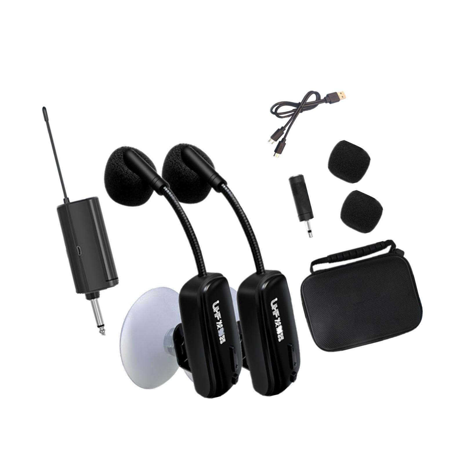 Perfeclan adaptateur micro à ventouse portable pour guitare acoustique piano guzheng ensemble 2 pièces