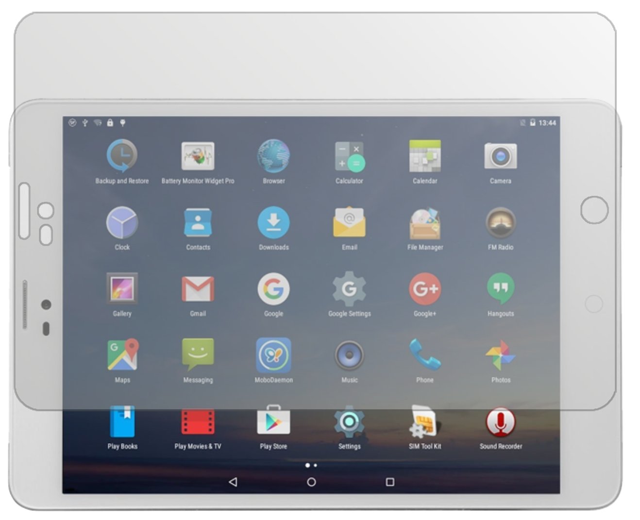 Pellicola per Winnovo M798 Tablet PC (orizzontale) Prottetiva Protezione 2 modi