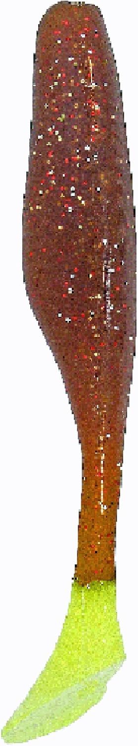 Bass Assassin Saltwater Sea Shad-10 Per Bag 4-Inch 10W40/Limetreuse Tail