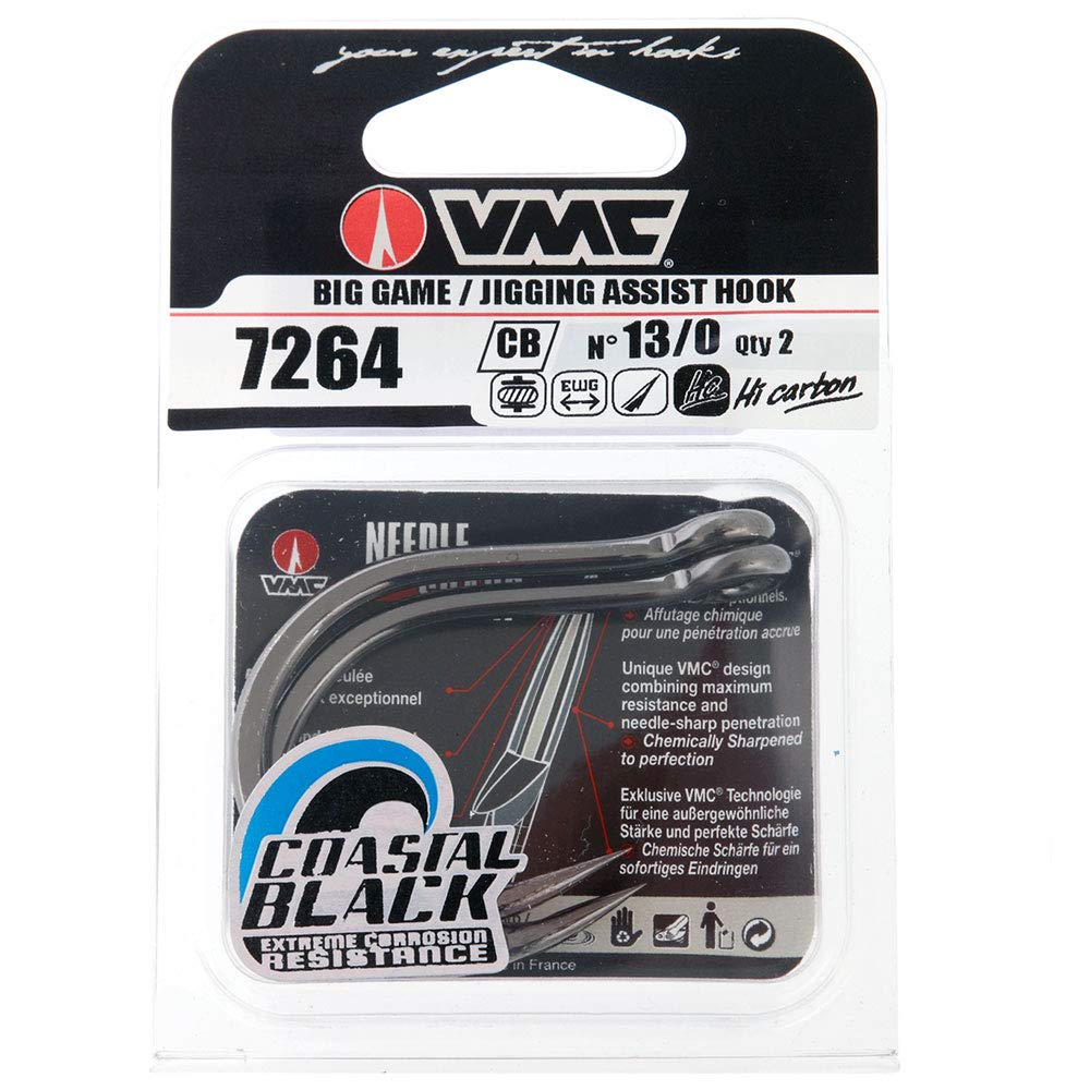 VMC Hamecon Angelhaken 13/0 - Profi-Jigging Haken Fürs Meerangeln