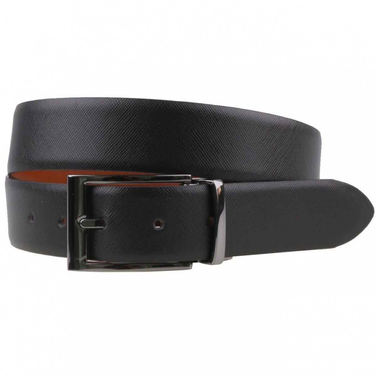 LLOYD Leder Wendegürtel 0813/05 Schwarz/Braun, Länge:80 cm
