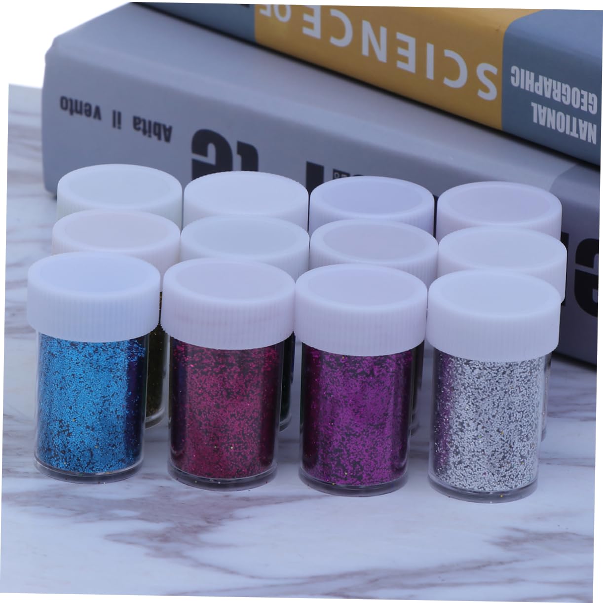 NUOBESTY 2 Piezas De 12 Lentejuelas Holográficas Con Purpurina Hechas A Mano Para Proyectos De Manualidades Infantiles Y Decoración.