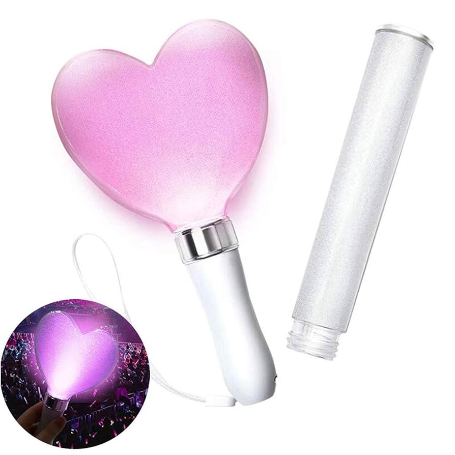 Amazon.co.jp: コンサートペンライト 15色ハート型 ライブ