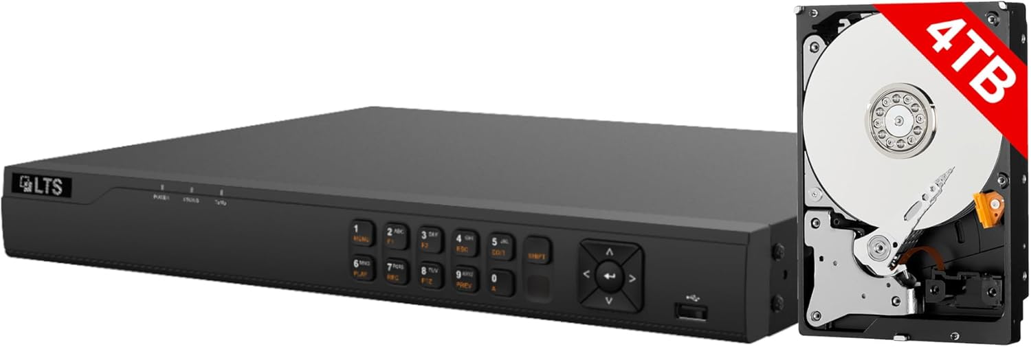 LTS LTN8708QN-P8 8 Channel PoE 4K NVR 8MP H.265+ 2X SATA (LTN8708QN-P8-2TB)