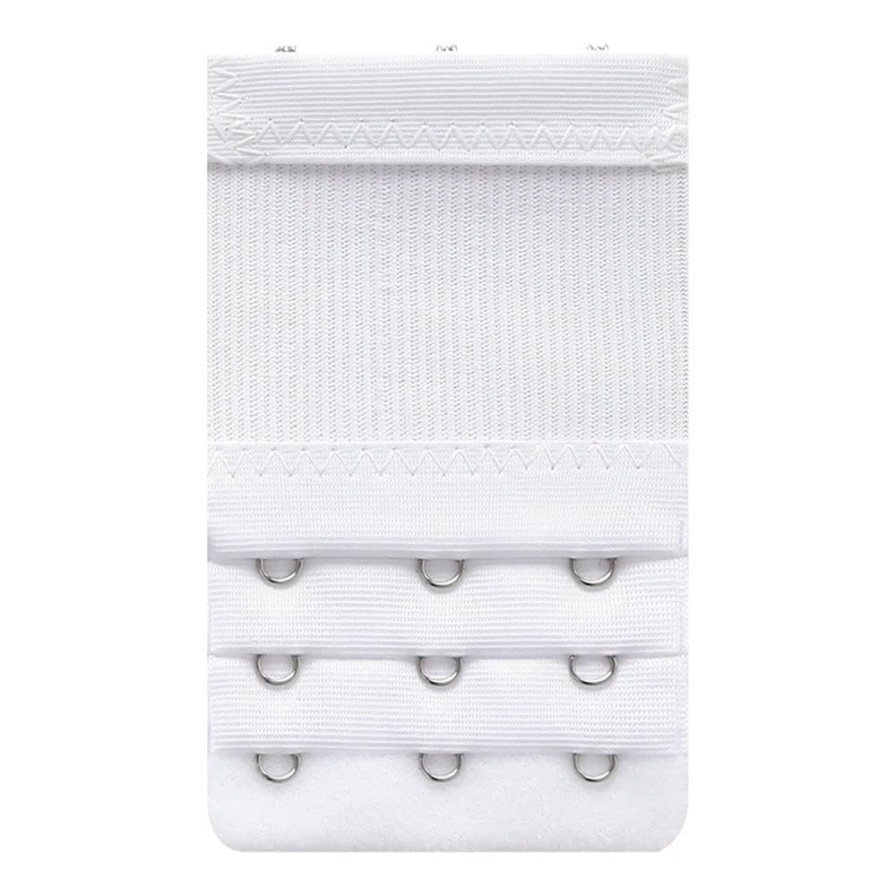 LIUXIN 4PCS Bra Extenders Strap Extension 3 Hooks 3Rows Women Intimates Lengthened Bra Hook Extenders 3 Buckles