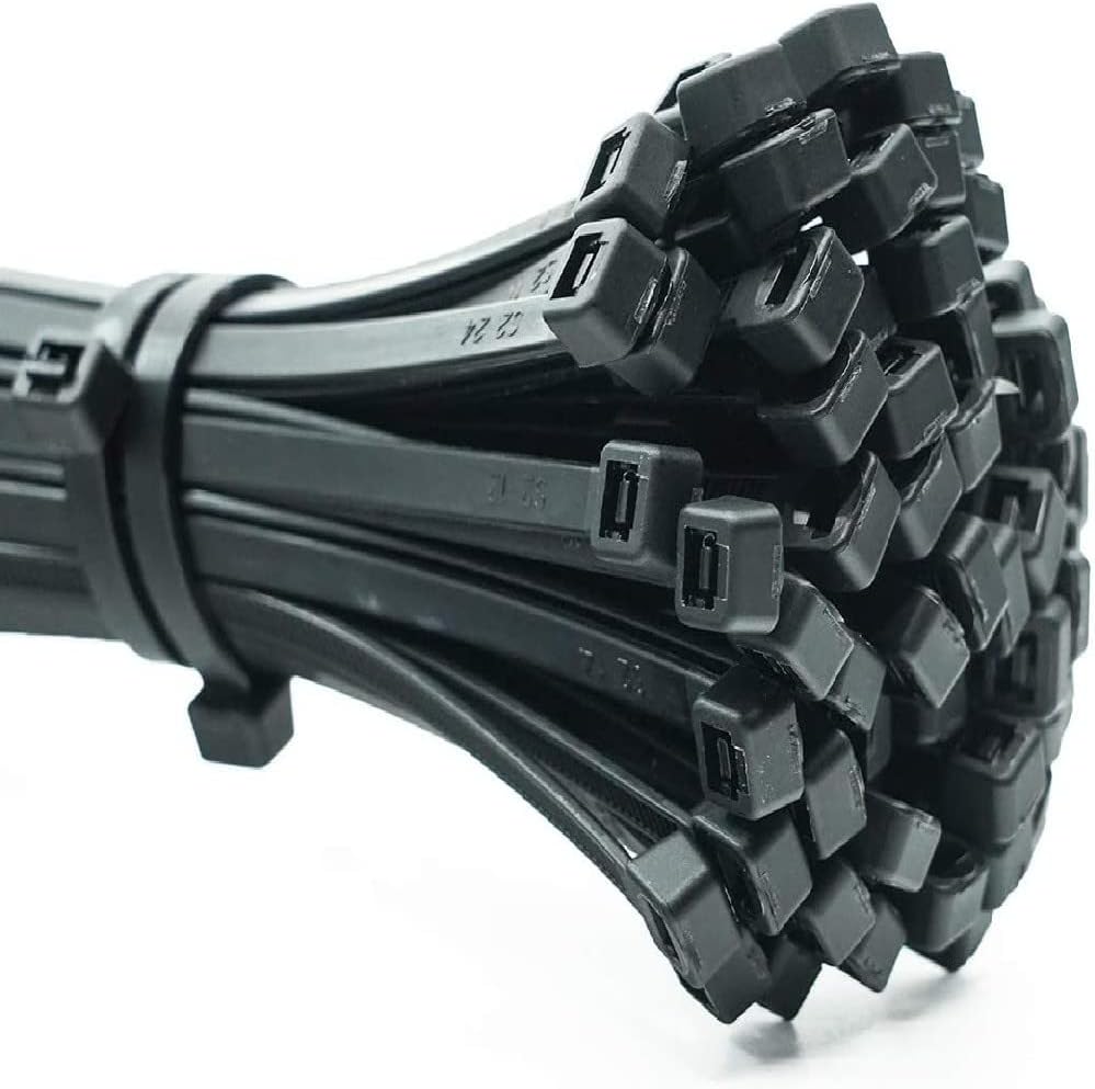 Lot De 100 Serre-câbles épais Et Robustes En Nylon Et