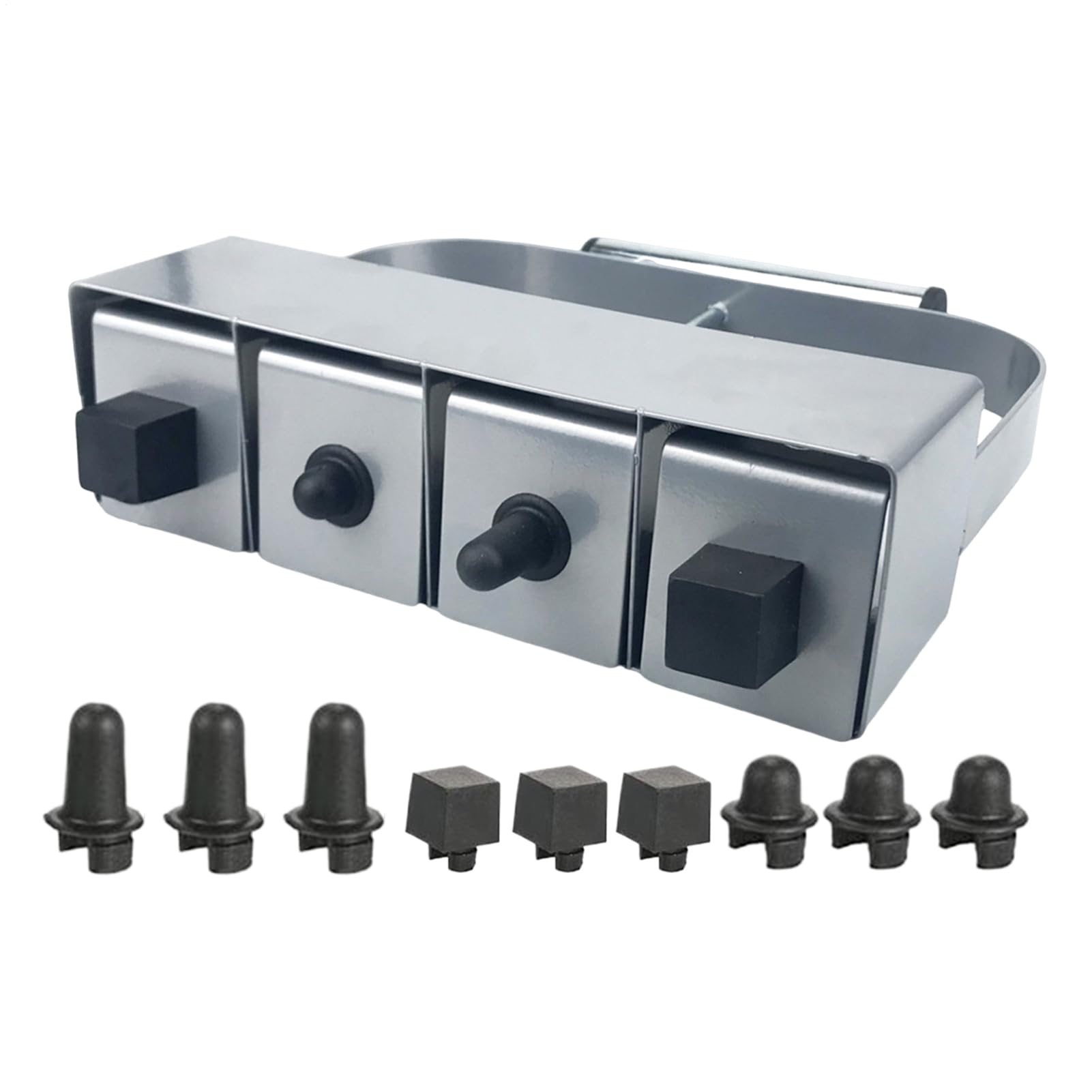 Potting Soil Tool | 4 Grids Gardening Hand Tools | 5 cm Gardening Maker – for Planting Transplanting Seedlings Tray Greenhouse Garden