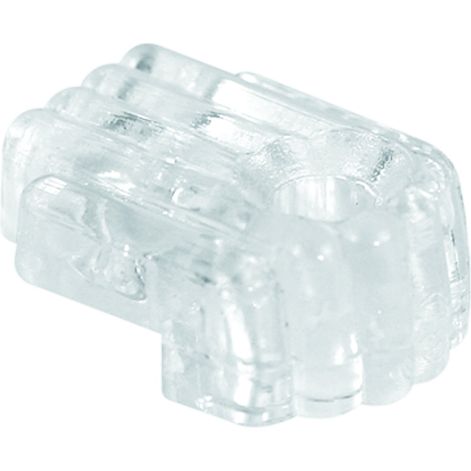 Pinza de espejo Prime-Line MP9002 offset de 1/8 transparente con tornillos