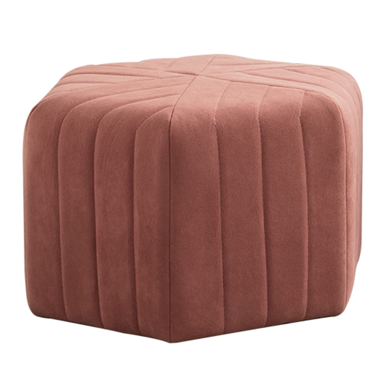 Pouf moderne en velours pour ne plus manquer de sièges confortables au salon