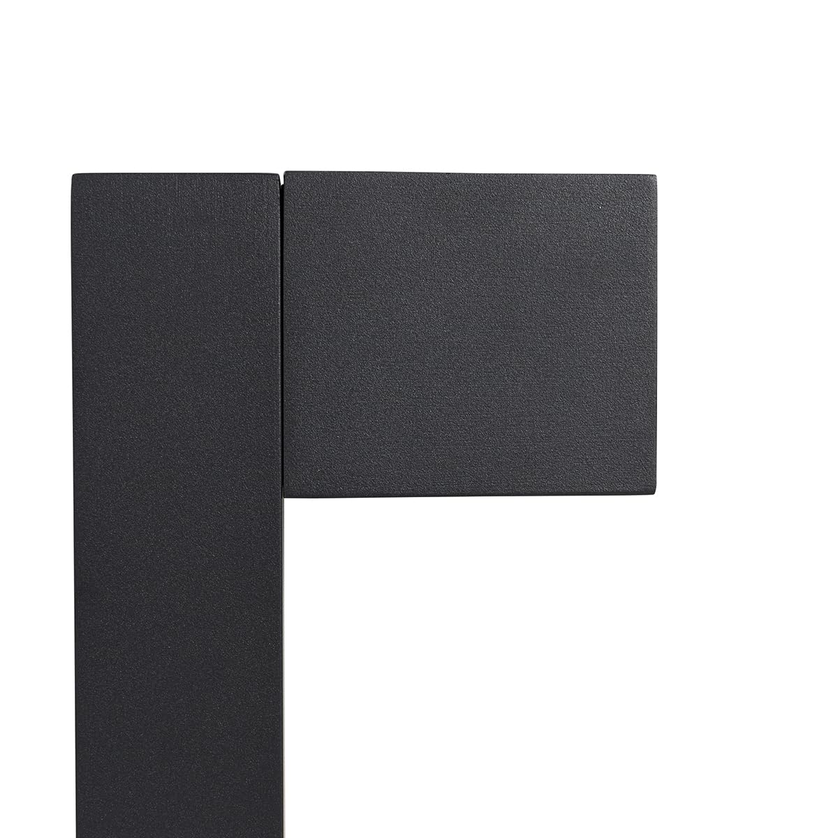 Qazqa Modern, Industrial außen Pollerleuchte, Wegeleuchte, Pollerlampe für den Garten - Baleno - Dunkelgrau, max. 11W, Geeignet für LED, 65cm, IP44