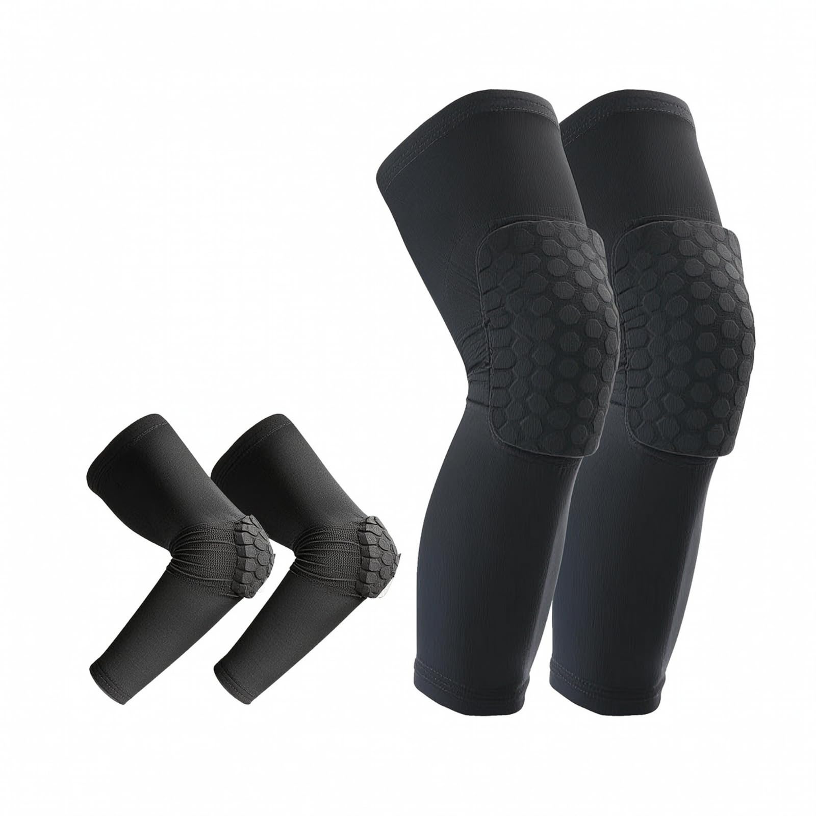 rockible 4 Pièces Genouillères à Glisser, Ensemble Protège-Coudes Et Protège-Genoux, Quatre Pièces, Noir, S, Convient À 17,5–27,5 Kg