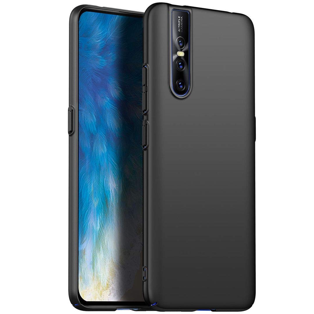 VIVO V15 Case, EabHulie Ultra Thin Lightweight Hard PC Matte Finish Anti-Fingerprint Protective Case Cover for VIVO V15 Black