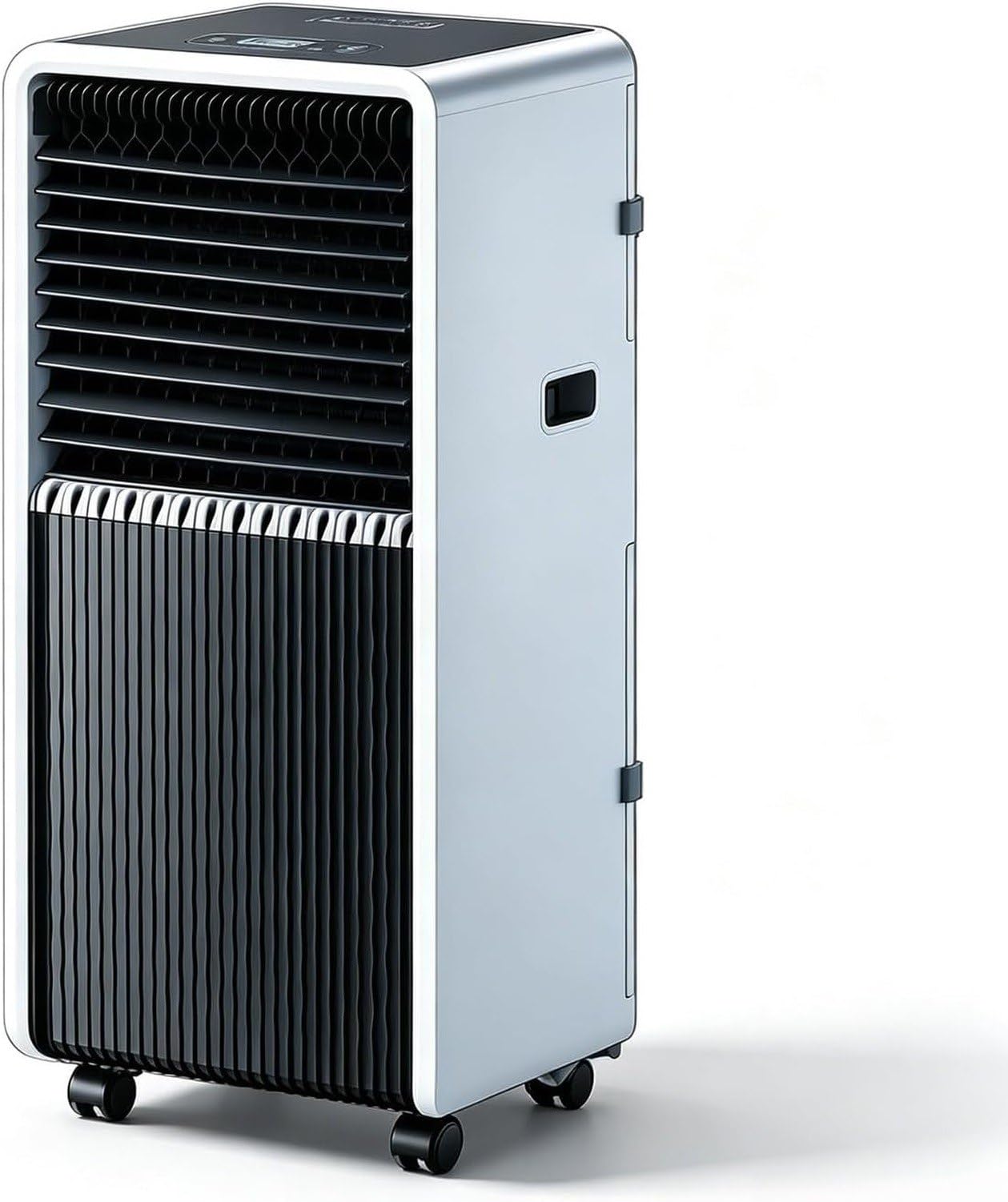 Aire Acondicionado Portátil 3 en 1 Ventilador Enfriador Deshumidificador para Hogar Oficina Dormitorio con Mando a Distancia, Pantalla Digital, Temporizador 24H, 12000btu