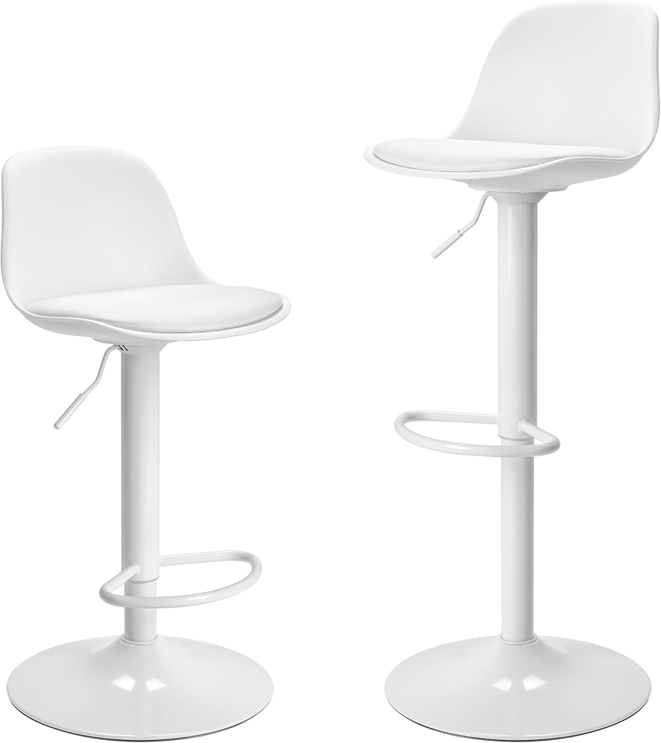 Finnhomy Bar Stools Set of 2, Swivel Barstools with