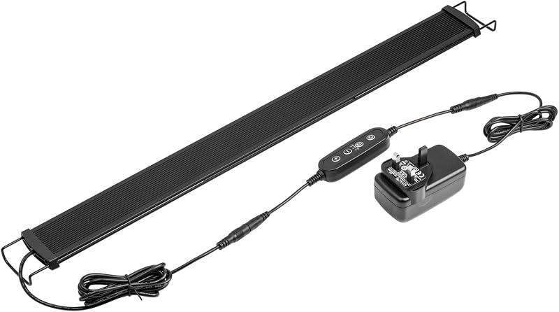 NICREW SlimLED akvárium lámpa időzítővel, 60-75cm, 32W, dimmelhető LED világítás állítható tartóval