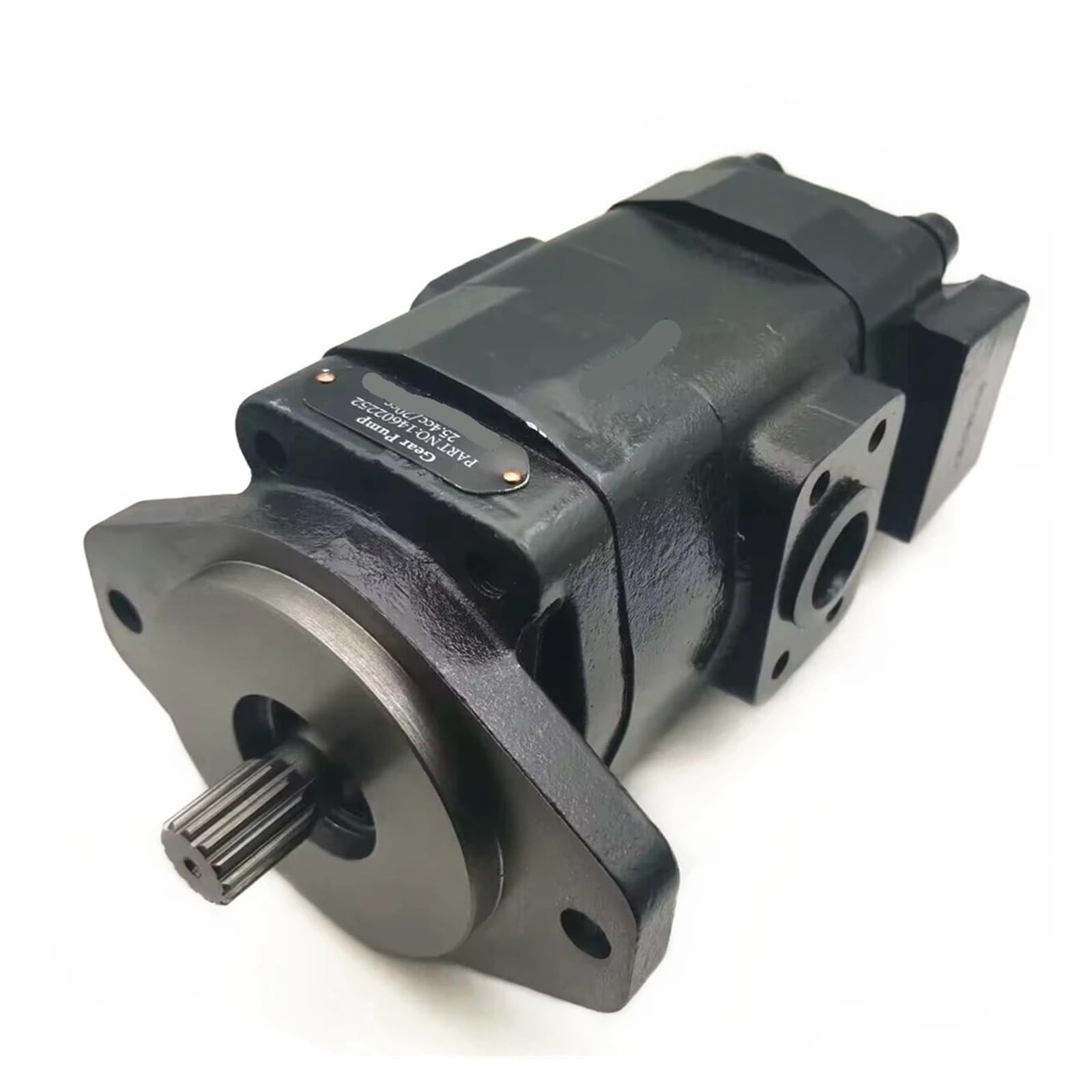 Jjkkozvqf One Color Double Gear Pump 25.4-20Cc Replacepgm315 Ec480d Ec380d Ec340d 14602252 Parts Hydraulic Gear Oil Pump