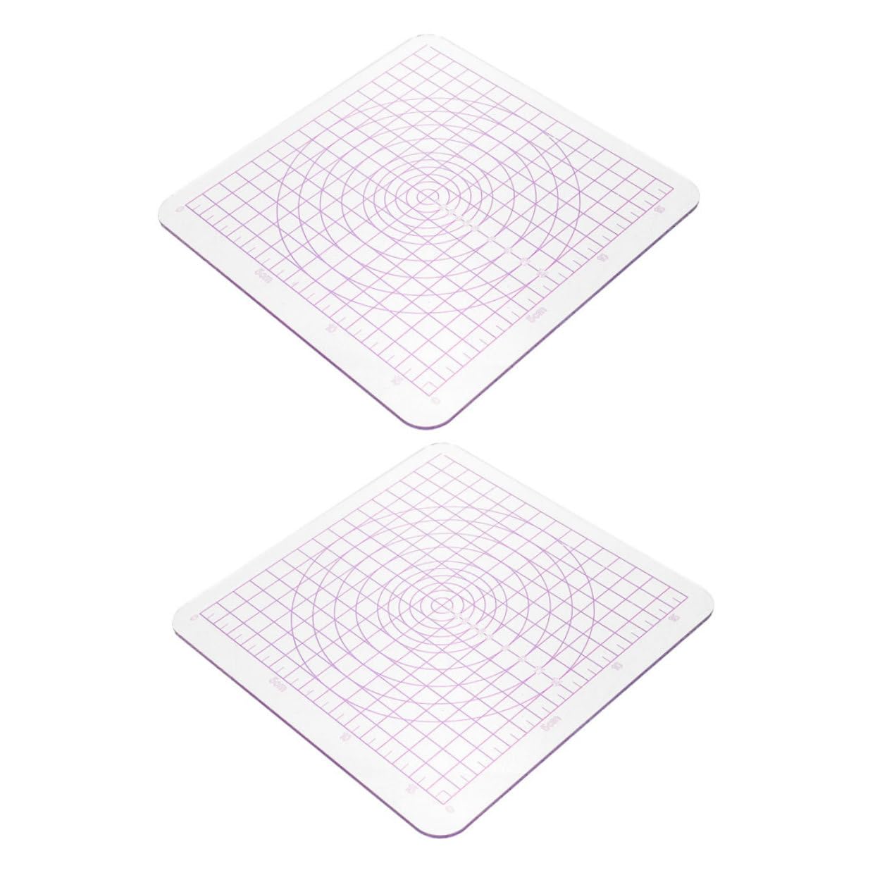 IWOWHERO Diy Clay Projects 2 Pack Acrylic Clay Scrubbers Pottery Tools Round Edge Easy to Home