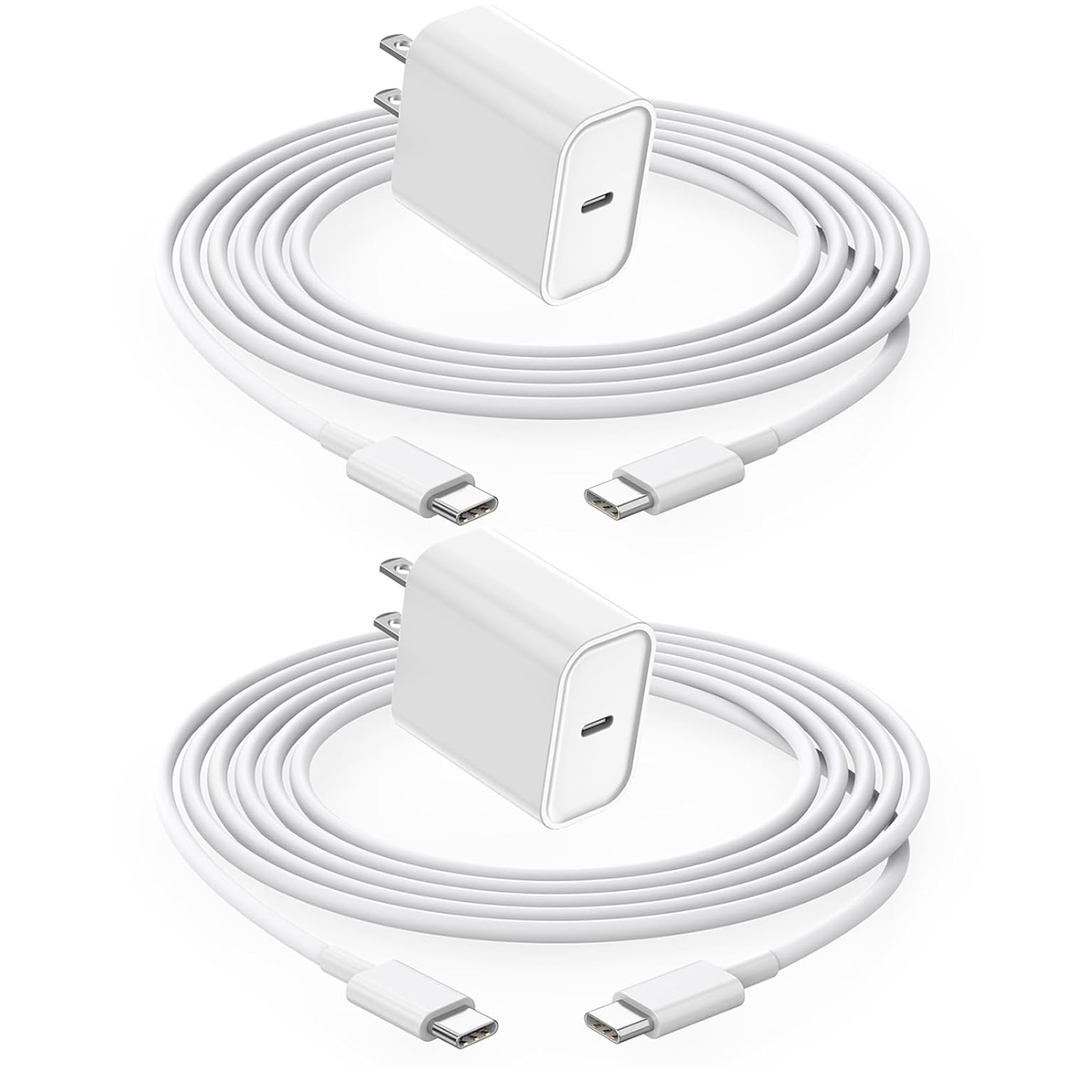 Charger for iPhone 15 Charger,iPhone 15 Charger Fast Charging Type C USB C Wall Charger Block 6FT2M Long USB C to C Charging Cable Cord for Apple