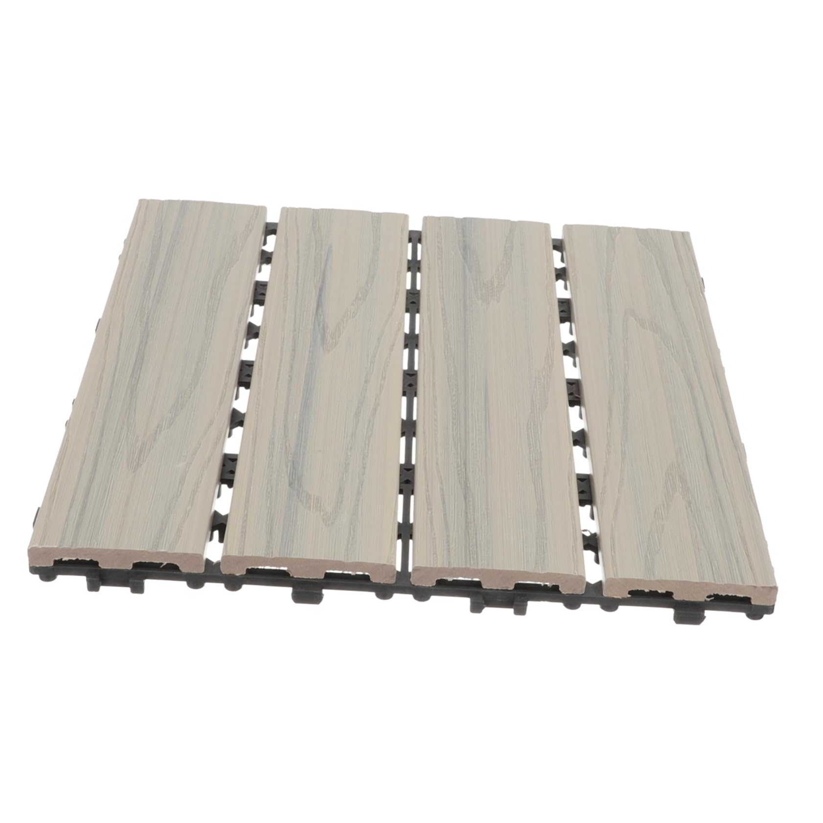 Plancher de jonction WPC gris extérieur imputrescible et sans entretien