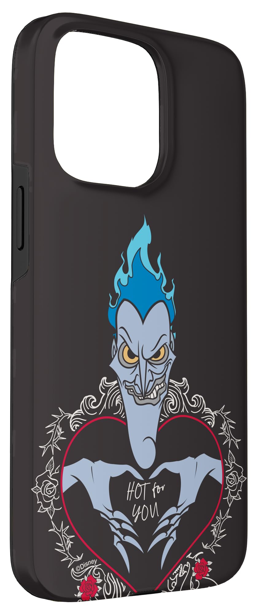 Custodia per iPhone 15 Pro Max Disney Villains Hades Hercules Hot For You San Valentino