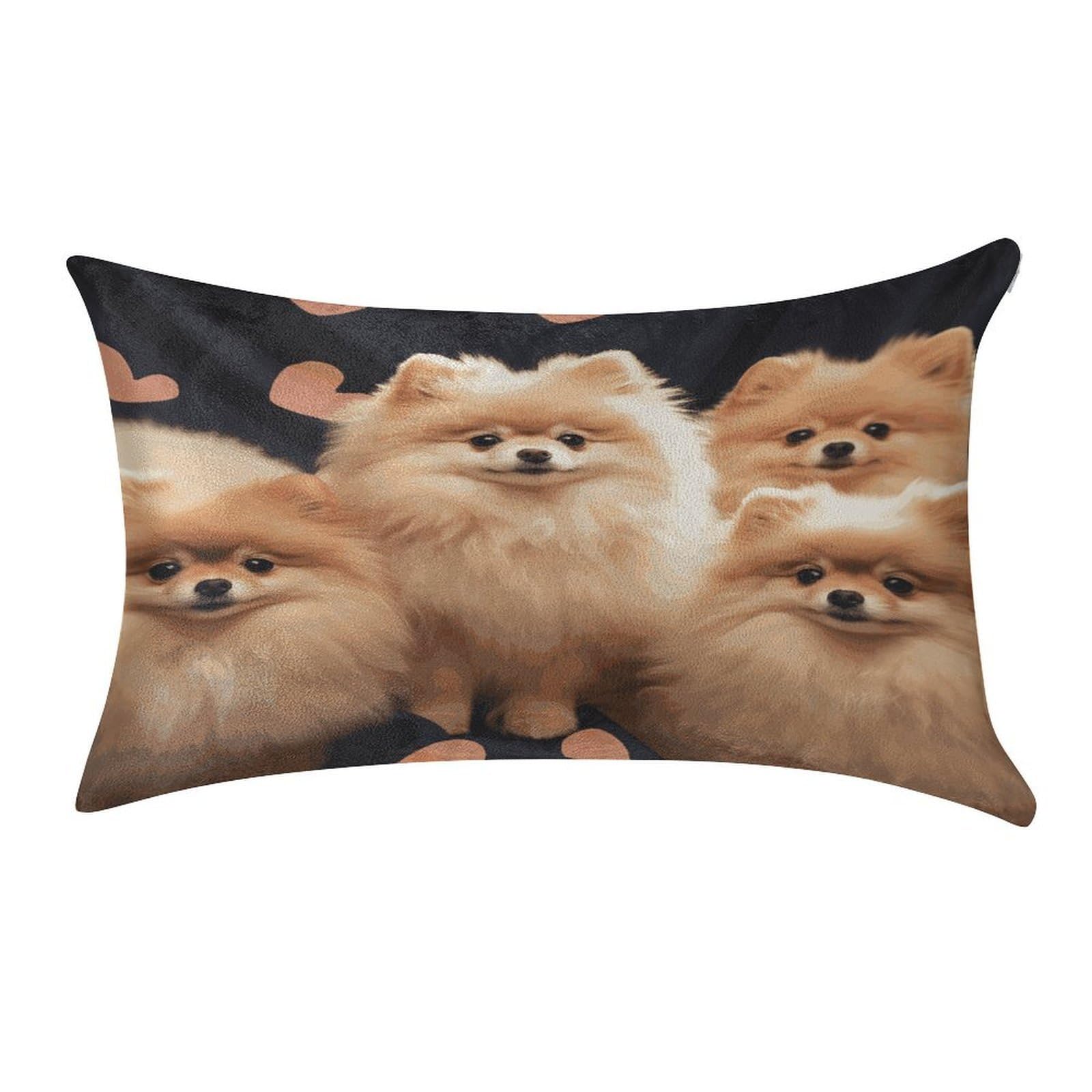 Fekiloot Style Pomeranians Puppies Pillow Covers Home Decor Pillow Cases