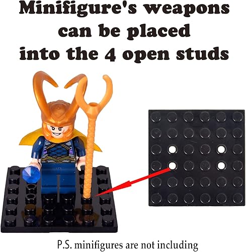 Miniatura 3 de Minifiguras, caja de exhibición de bloques de construcción de acrílico, figuras de acción para almacenamiento de juguetes para minifiguras Lego,