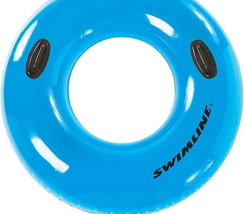42" flotador interior inflable del anillo del tubo de la piscina de los deportes acuáticos azules
