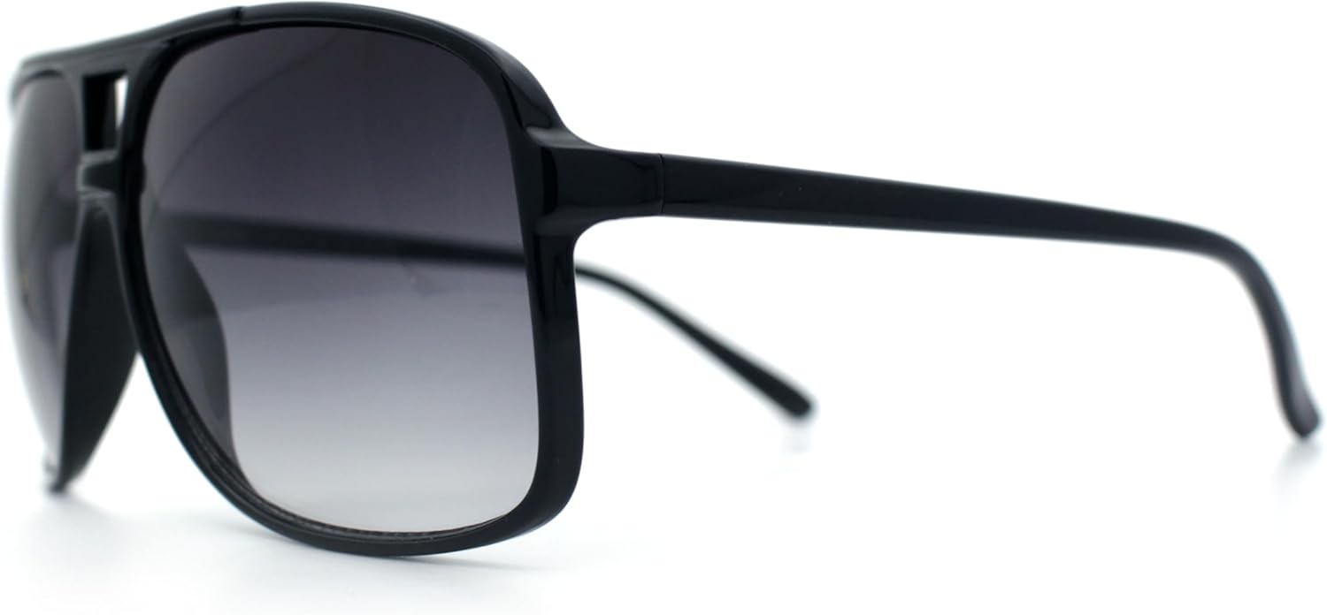 SA106 Oversize Large Thin Plastic Racer Mens Sport Sunglasses - Image 8