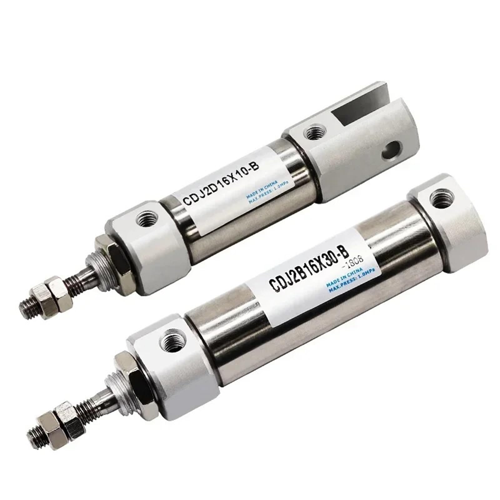 Cilindro neumático de acero inoxidable CDJ2B16 de doble acción mini 1