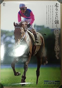 JRA ヒーロー列伝　ポスター　メイショウサムソン　直筆サイン入り JRA ヒーロー列伝 ポスター メイショウサムソン 直筆サイン入り