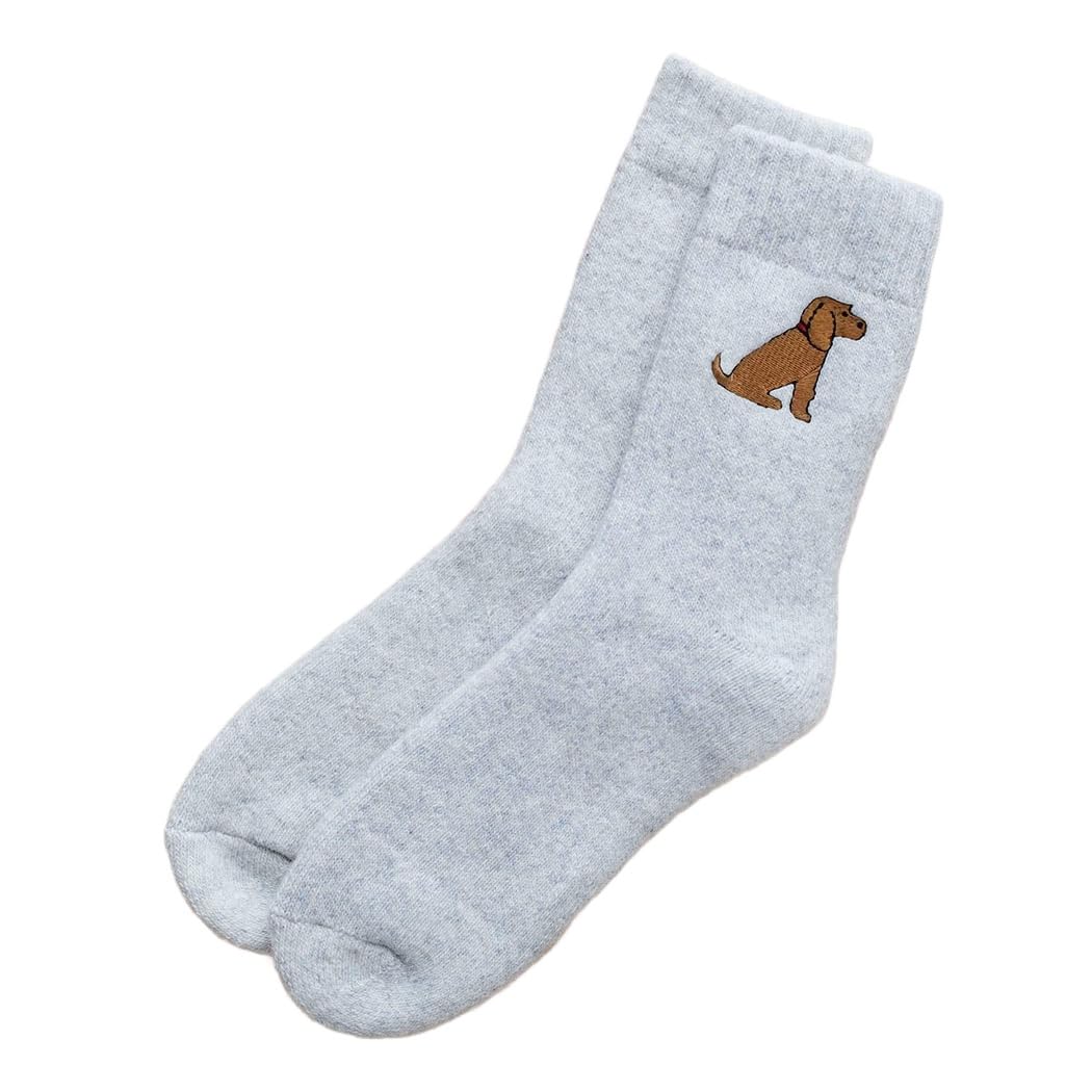 Golden Cocker Spaniel Dog Walking Socks