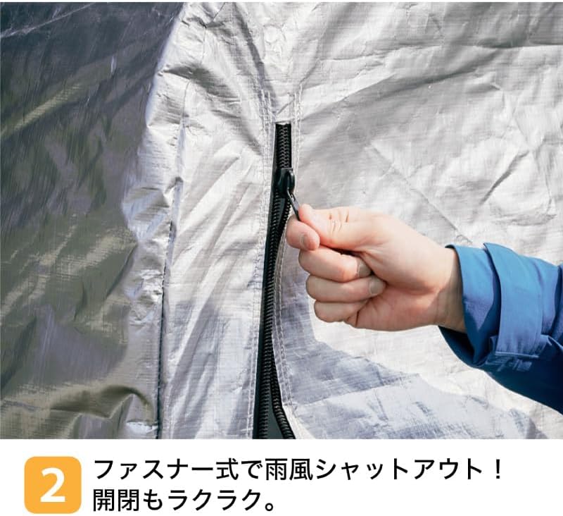 アルミサイクルハウス 簡易ガレージ 自転車置き場 バイク置場 物置 屋外 カバー 収納 (S 1~2台)