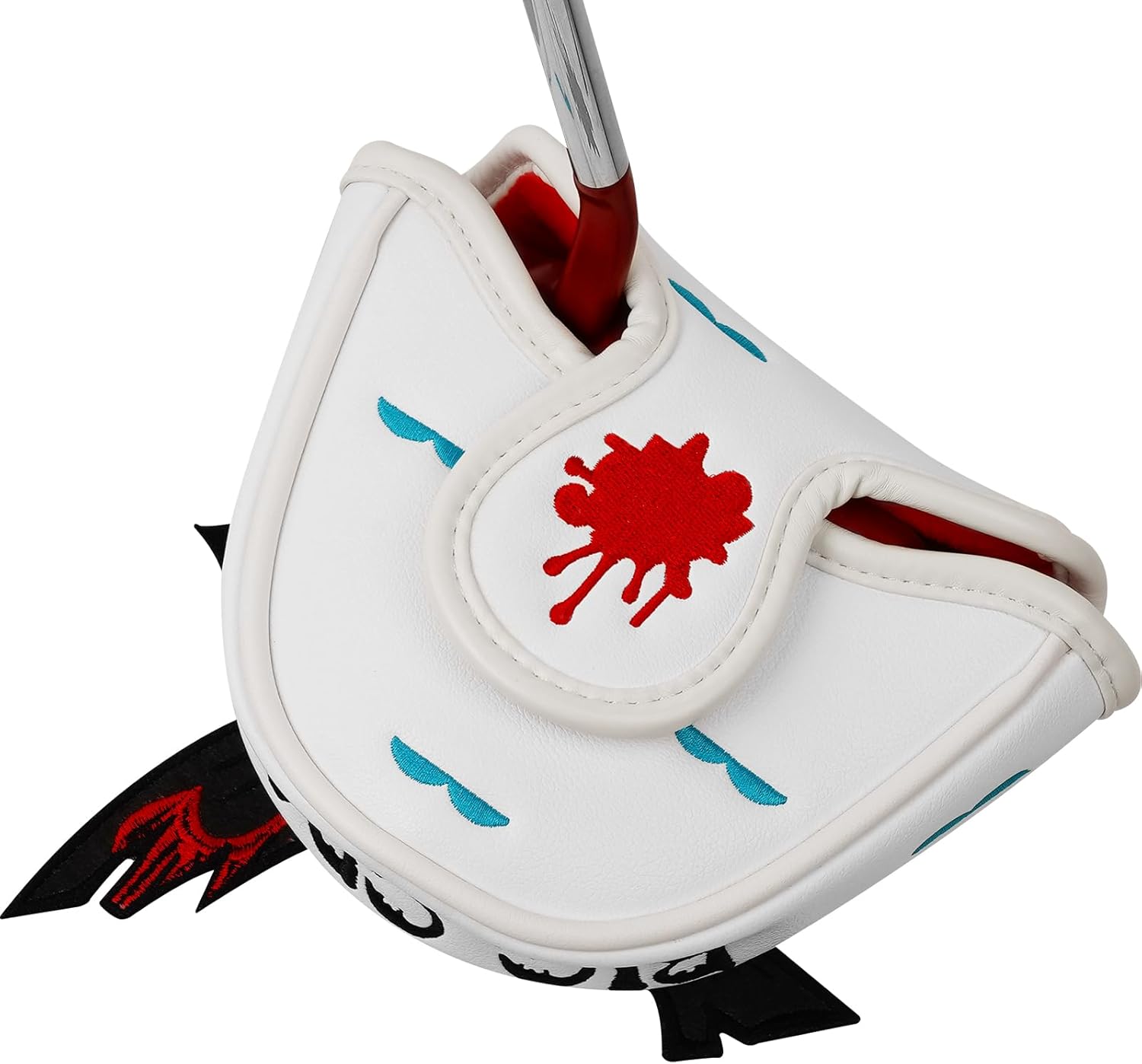 Big Crazy Golf Head Covers, Golf Club Covers Funny, Driver Headcovers, Golf Club Covers, Fairway Woods Head Covers, Hybrids Headcover, Putter Cover with Soft Lining for Golf Gift Hammerhead Sharks