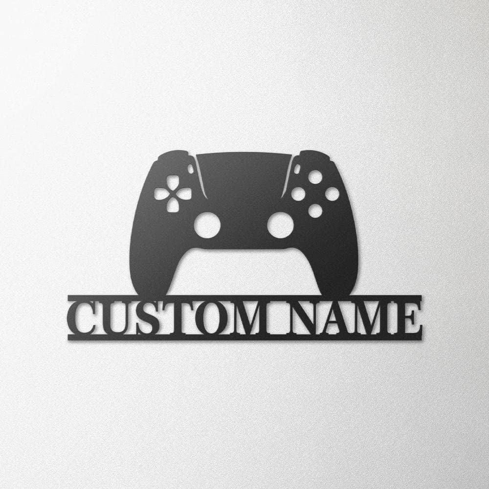 Personalized Game Controller Led Sign, Teen Boy Nursery Gaming Room Hanging Wall Decor, Game Controller Night Light For Bedroom, Man Cave Decor, Game Room Sign