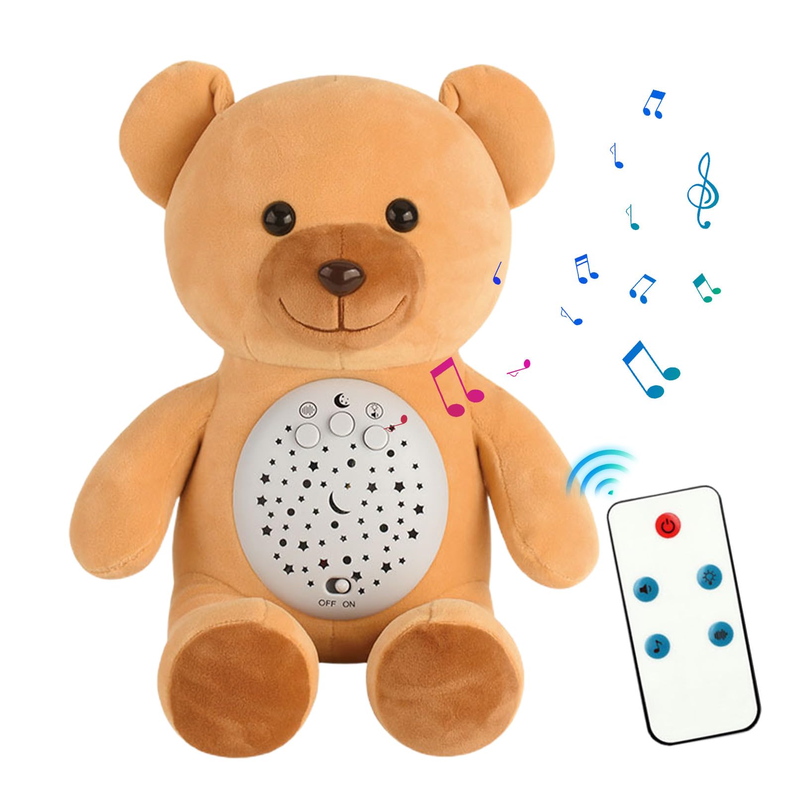 Jouet en peluche projecteur d'étoiles Teksome pour bébé